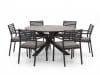 + 10 % Kassenrabatt | Bellagio Rumo/Fidenza ø 149 cm Gartenmöbel-Set 7-teilig stapelbar