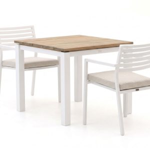 Bellagio Rumo/Lagundo 90cm dining tuinset 3-delig stapelbaar