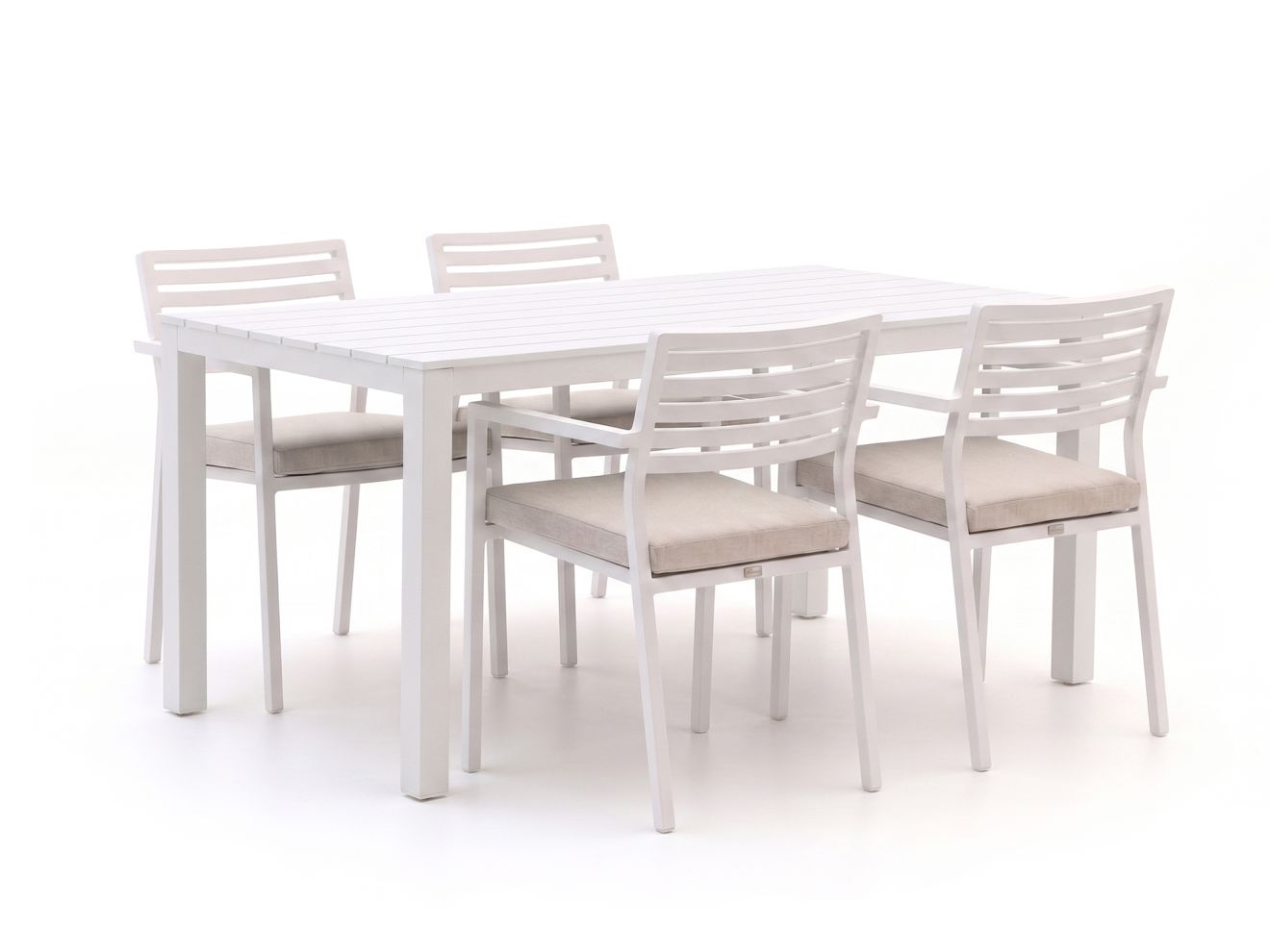 + 15 % Kassenrabatt | Bellagio Rumo/Menzano 160 cm Gartenmöbel-Set 5-teilig stapelbar