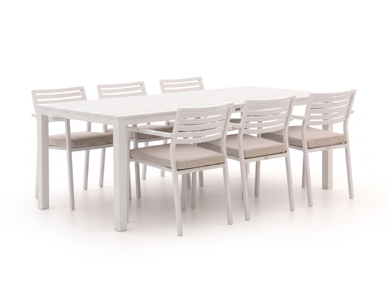 + 10 % Kassenrabatt | Bellagio Rumo/Menzano 220 cm Gartenmöbel-Set 7-teilig stapelbar