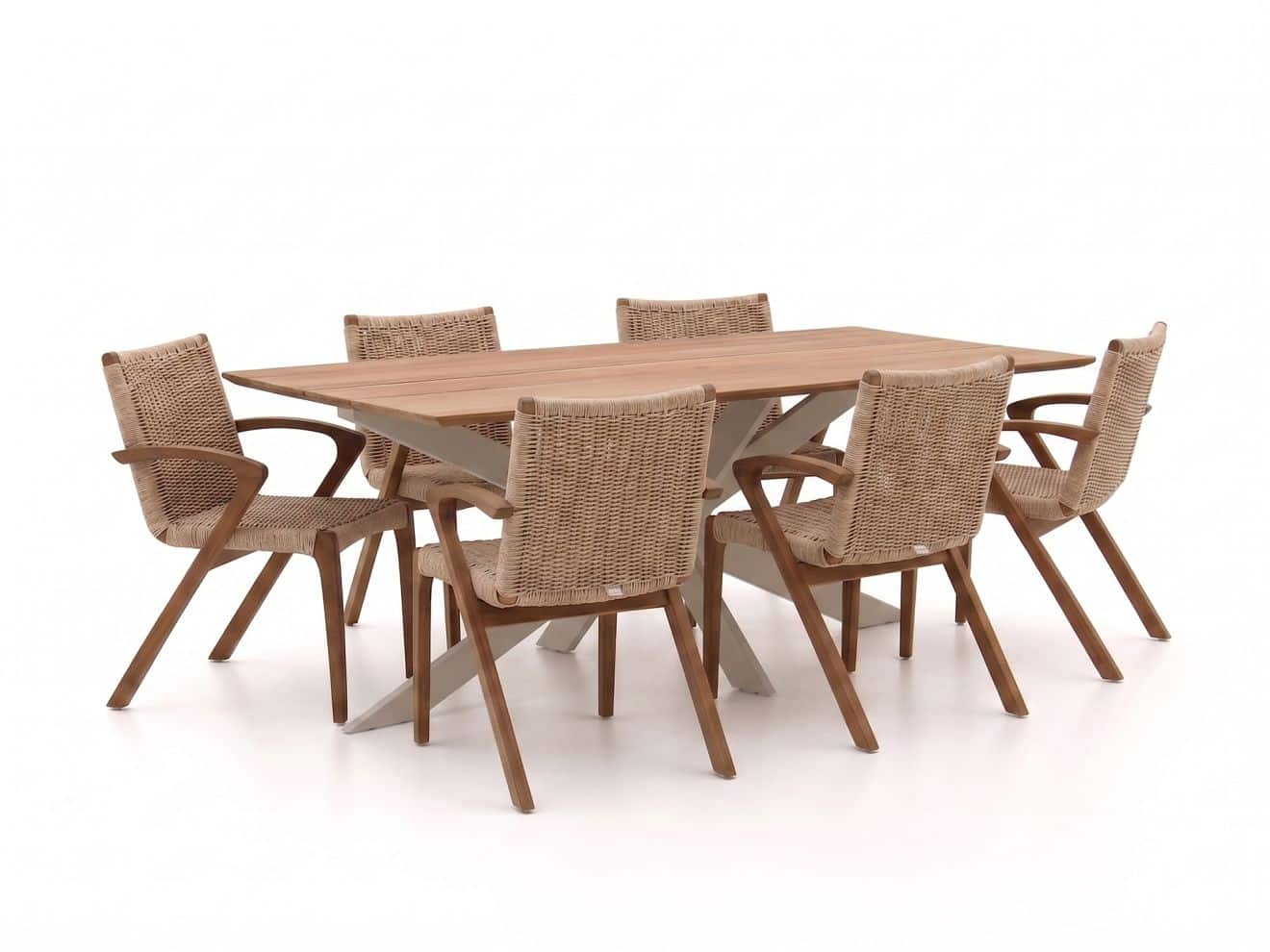 + 15 % Kassenrabatt | Bellagio Tredozio/Furato 220 cm Gartenmöbel-Set 7-teilig