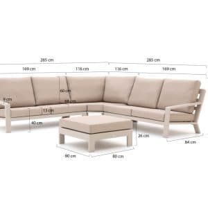 + 10 % Kassenrabatt | Bellagio Vazzola Ecklounge-Set 4-teilig