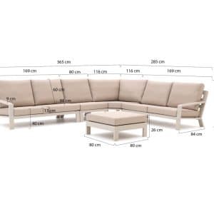 + 10 % Kassenrabatt | Bellagio Vazzola Ecklounge-Set 5-teilig