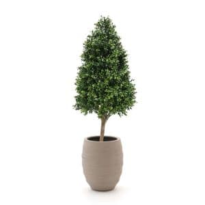 + 10 % Kassenrabatt | Designplants/Luca Lifestyle Buchsbaum Tower Kunstpflanze (h:110 cm) mit Bordo Tall Balloon Blumentopf