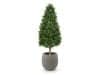 + 10 % Kassenrabatt | Designplants/Luca Lifestyle Buchsbaum Tower Kunstpflanze (h:140 cm) mit Grigio Balloon Blumentopf