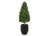 + 10 % Kassenrabatt | Designplants/Luca Lifestyle Buchsbaum Tower Kunstpflanze (h:140 cm) mit Grigio Tall Balloon Blumentopf