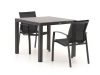 + 10 % Kassenrabatt | Forza Altea/Fidenza 90 cm Gartenmöbel-Set 3-teilig stapelbar