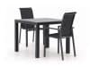+ 10 % Kassenrabatt | Forza Centallo/Fidenza 90 cm Gartenmöbel-Set 3-teilig stapelbar