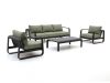 + 10 % Kassenrabatt | Forza Liri Sessel-Sofa Lounge-Set 4-teilig