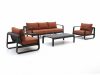 + 10 % Kassenrabatt | Forza Liri Sessel-Sofa Lounge-Set 4-teilig