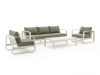 + 10 % Kassenrabatt | Forza Liri Sessel-Sofa Lounge-Set 4-teilig