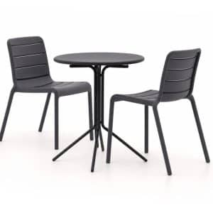 + 15 % Kassenrabatt | Forza Narni/Aziano ø 60 cm Gartenmöbel-Set 3-teilig stapelbar