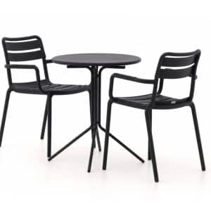 + 15 % Kassenrabatt | Forza Vico/Aziano ø 60 cm Gartenmöbel-Set 3-teilig stapelbar