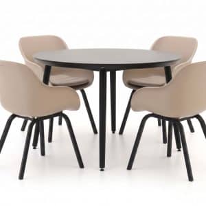 + 15 % Kassenrabatt | Hartman Le Soleil Element/Sophie Studio ø 128 cm Gartenmöbel-Set 5-teilig