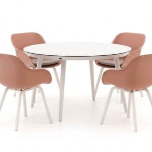 + 10 % Kassenrabatt | Hartman Le Soleil Element/Sophie Studio ø 128 cm Gartenmöbel-Set 5-teilig
