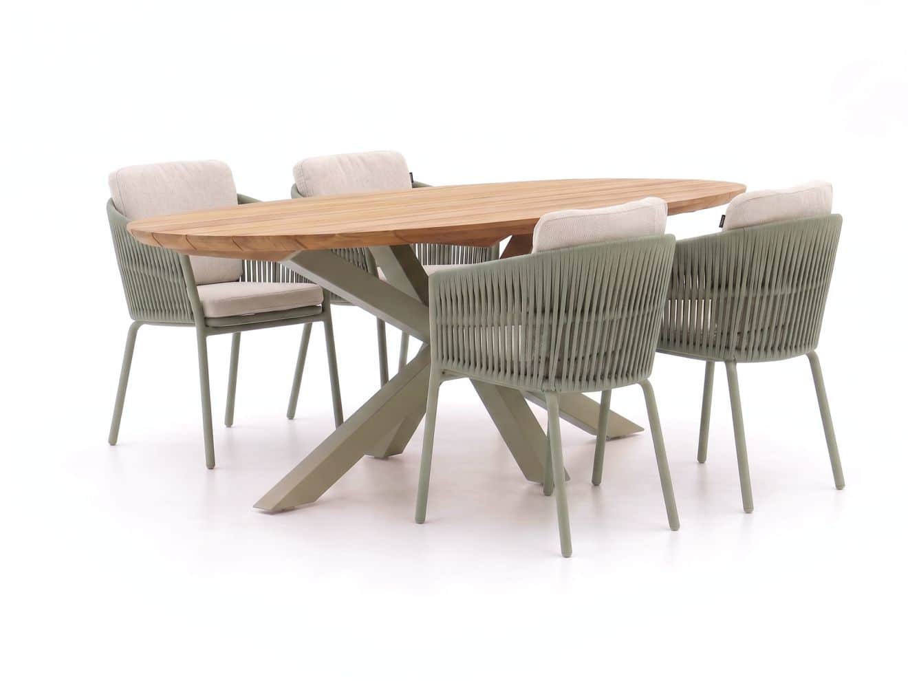 + 10 % Kassenrabatt | Hartman Sevilla/San Sebastian 200 cm Gartenmöbel-Set 5-teilig