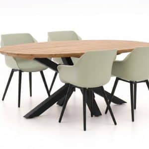 + 10 % Kassenrabatt | Hartman Sophie Studio/Stephanie 200 cm Gartenmöbel-Set 5-teilig