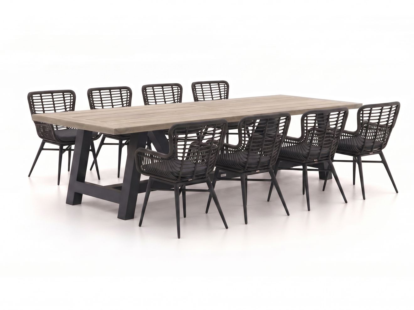 + 15 % Kassenrabatt | Intenso Asti/Bresimo 330 cm Gartenmöbel-Set 9-teilig