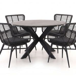 + 10 % Kassenrabatt | Intenso Asti/Fidenza ø 126 cm Gartenmöbel-Set 5-teilig