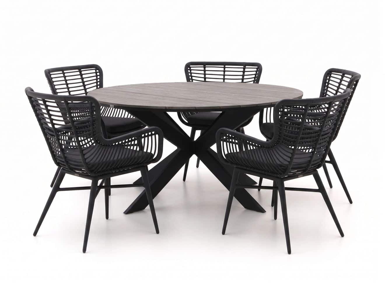 + 15 % Kassenrabatt | Intenso Asti/Fidenza ø 149 cm Gartenmöbel-Set 6-teilig