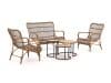 + 10 % Kassenrabatt | Intenso Napoli Stuhl-Bank Lounge-Set 6-teilig