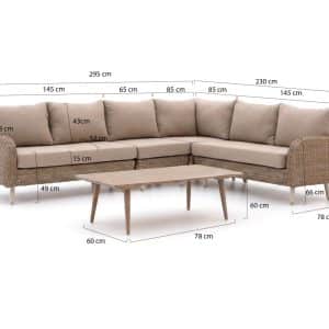 + 10 % Kassenrabatt | Intenso Suzzara/ROUGH-K Ecklounge-Set 5-teilig