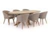 Intenso Tropea/ROUGH-Y Ellips 240 cm Gartenmöbel-Set 7-teilig