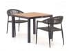 + 10 % Kassenrabatt | Manifesto Belpasso/Fidenza 90 cm Gartenmöbel-Set 3-teilig stapelbar