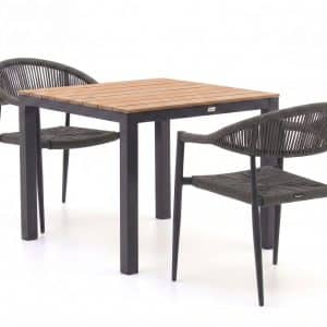+ 15 % Kassenrabatt | Manifesto Belpasso/Fidenza 90 cm Gartenmöbel-Set 3-teilig stapelbar