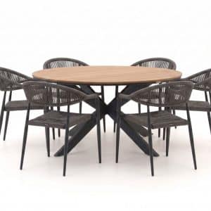+ 15 % Kassenrabatt | Manifesto Belpasso/Fidenza ø 149 cm Gartenmöbel-Set 7-teilig stapelbar