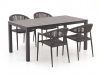 + 10 % Kassenrabatt | Manifesto Belpasso/Menzano 160 cm Gartenmöbel-Set 5-teilig stapelbar