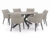 + 10 % Kassenrabatt | Manifesto Matese/Fidenza oval 180 cm Gartenmöbel-Set 7-teilig