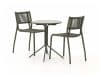 + 10 % Kassenrabatt | Manifesto Misurina/Aziano ø 60 cm Gartenmöbel-Set 3-teilig stapelbar