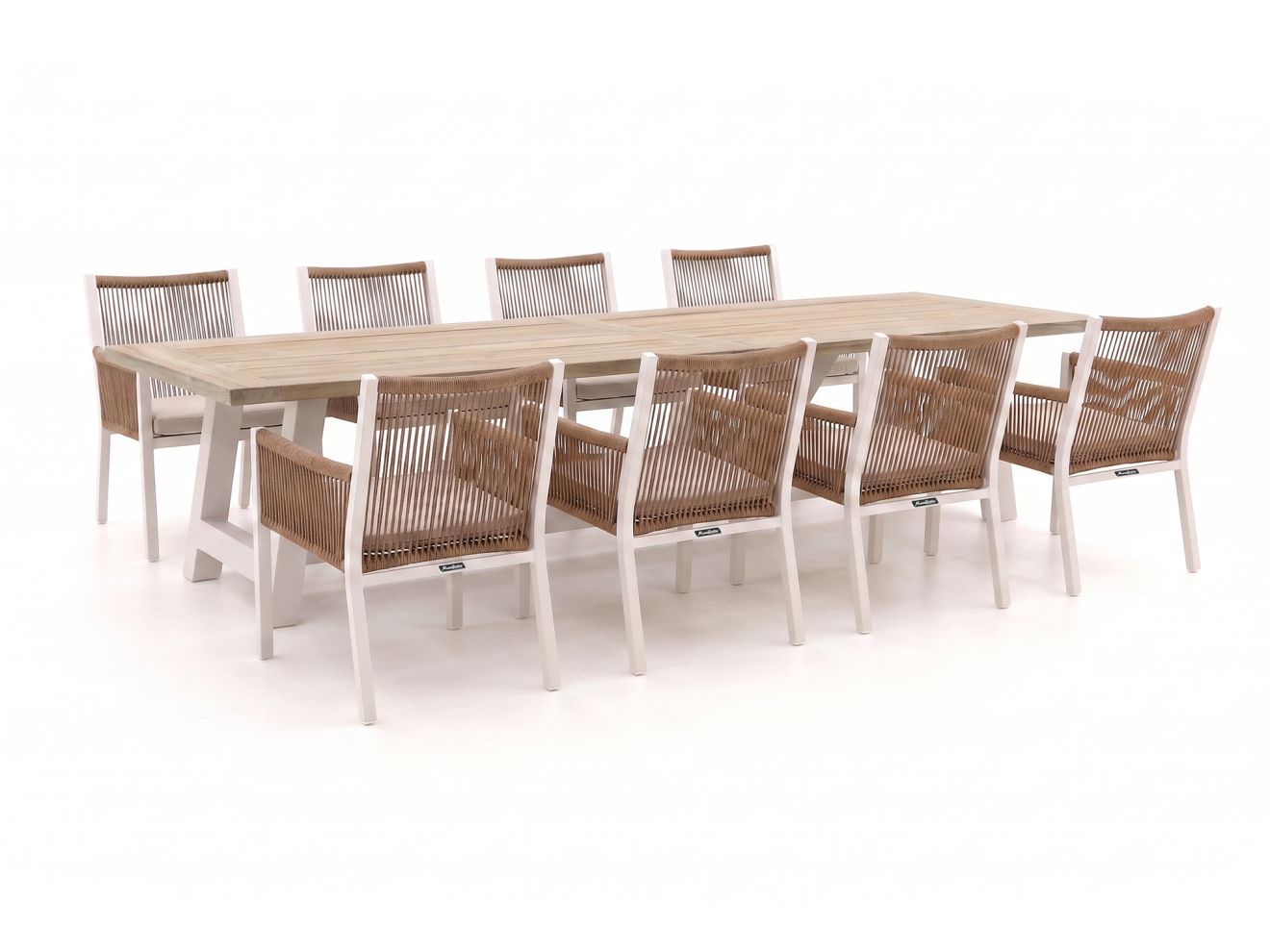 + 15 % Kassenrabatt | Manifesto Rivola/Bresimo 330 cm Gartenmöbel-Set 9-teilig