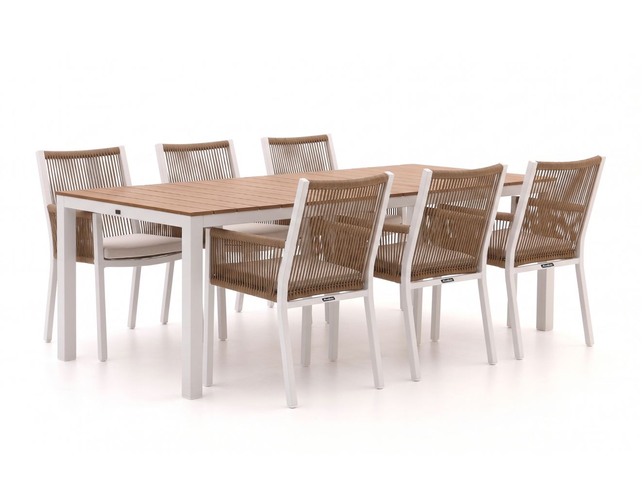 + 10 % Kassenrabatt | Manifesto Rivola/Fidenza 220 cm Gartenmöbel-Set 7-teilig