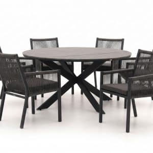 Manifesto Rivola/Fidenza ø149cm dining tuinset 7-delig