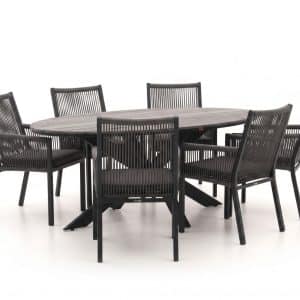 Manifesto Rivola/Fidenza ovaal 180cm dining tuinset 7-delig