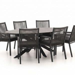 Manifesto Rivola/Fidenza ovaal 220cm dining tuinset 7-delig