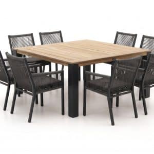 Manifesto Rivola/ROUGH-X 170cm dining tuinset 9-delig