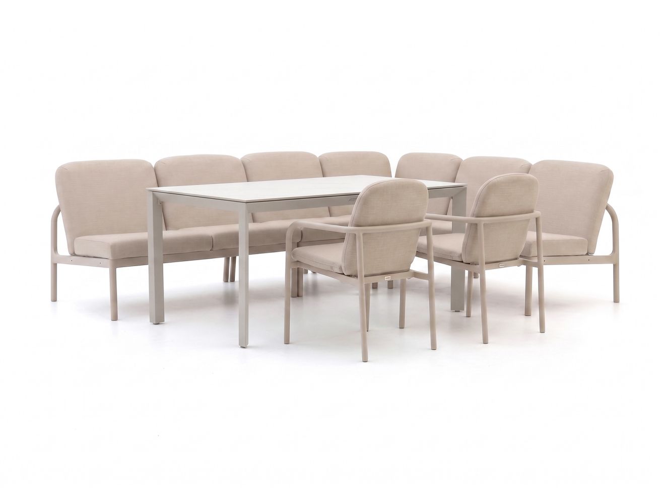 + 10 % Kassenrabatt | Manifesto San Teodoro/Sestino 160 cm Dining Ecklounge-Set 7-teilig