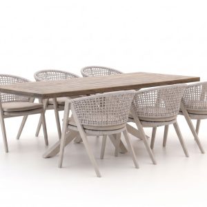 + 15 % Kassenrabatt | Manifesto Valsecca/Montorio 220 cm Gartenmöbel-Set 7-teilig