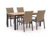 + 10 % Kassenrabatt | Manifesto Villongo/Fidenza 160 cm Gartenmöbel-Set 5-teilig stapelbar