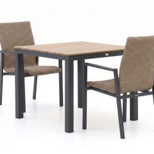 + 15 % Kassenrabatt | Manifesto Villongo/Fidenza 90 cm Gartenmöbel-Set 3-teilig stapelbar