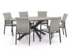 + 10 % Kassenrabatt | Manifesto Villongo/Fidenza oval 180 cm Gartenmöbel-Set 7-teilig stapelbar