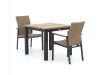 + 10 % Kassenrabatt | Manifesto Villongo/Lagundo 90 cm Gartenmöbel-Set 3-teilig stapelbar