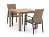 + 10 % Kassenrabatt | Manifesto Villongo/ROUGH-S 90 cm Gartenmöbel-Set 3-teilig stapelbar