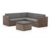 + 10 % Kassenrabatt | ROUGH-C Ecklounge-Set 4-teilig 5-Sitzer