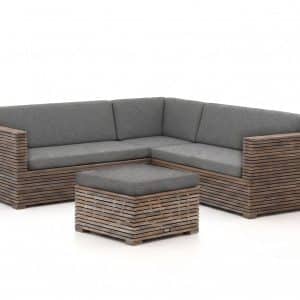 + 10 % Kassenrabatt | ROUGH-C Ecklounge-Set 4-teilig 5-Sitzer