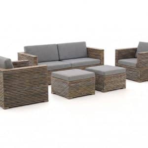 + 10 % Kassenrabatt | ROUGH-C Sessel-Sofa Lounge-Set 5-teilig