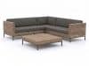 + 10 % Kassenrabatt | ROUGH-D Ecklounge-Set 4-teilig 5-Sitzer